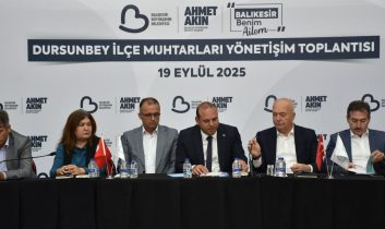 Balıkesir Büyükşehir Dursunbey’de muhtarlarla buluştu