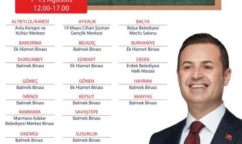 Ahmet Akın’dan 20 ilçede YKS tercih desteği