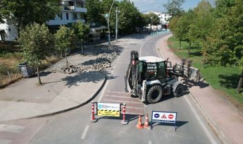 Başiskele sahilinde üstyapı sil baştan