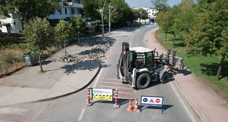 Başiskele sahilinde üstyapı sil baştan