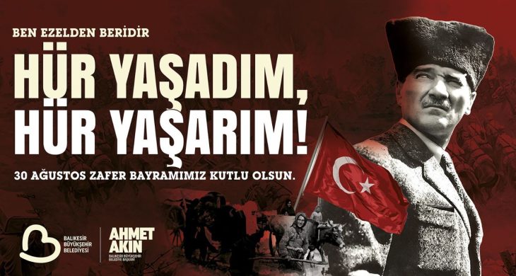 Başkan Akın’dan 30 Ağustos Zafer Bayramı mesajı