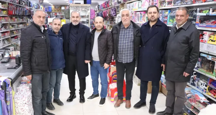 Başkan Alan’dan bayram öncesi esnaf ziyareti