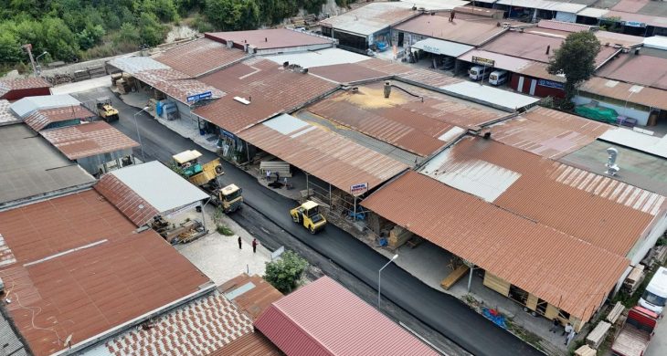 Fatsa Büyük Sanayi Sitesi’nde toz toprak çilesi sona eriyor