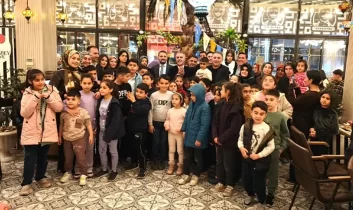 Başkan Şansi yetimlerle Ramazan sofrasında buluştu