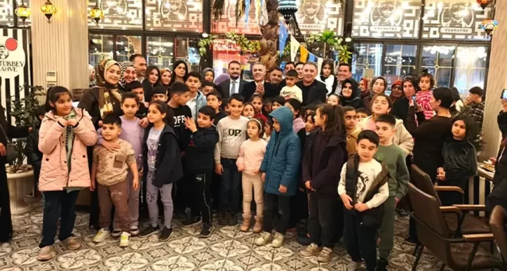 Başkan Şansi yetimlerle Ramazan sofrasında buluştu