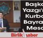 Başkan Yazgı’nın Kurban Bayramı Mesajı