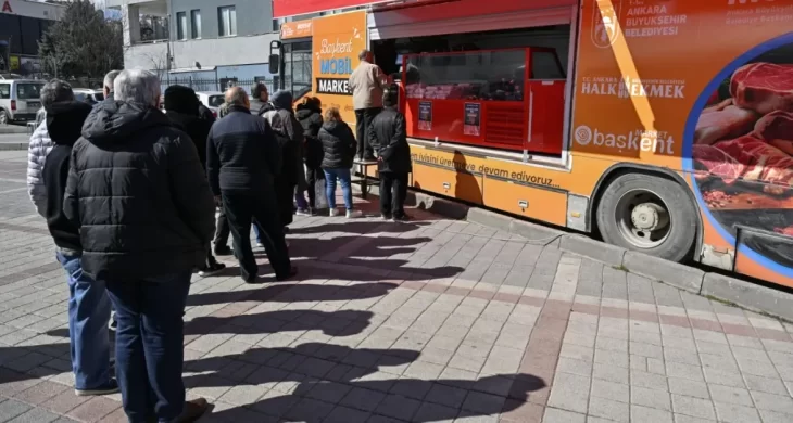 Başkent Mobil Market ile 55 bin kilogram et satıldı