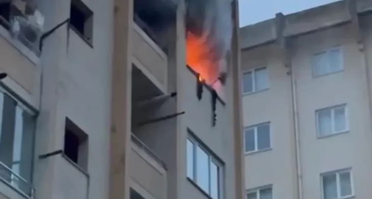 Giresun Merkez Batlama TOKİ’de yangın