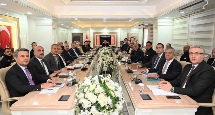 Batman’da İl Afet Risk Azaltma Planı değerlendirildi