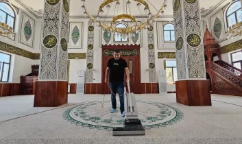 Battalgazi’de depremde yıkılan cami açılışa hazırlanıyor