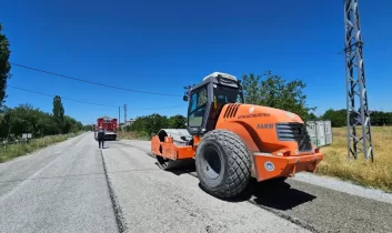 Battalgazi’de yaz sezonuyla birlikte asfalt çalışmaları hızlandı