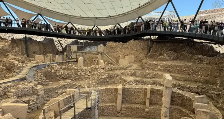 Bayram tatilinde UNESCO mirası Göbeklitepe’ye ziyaretçi akını