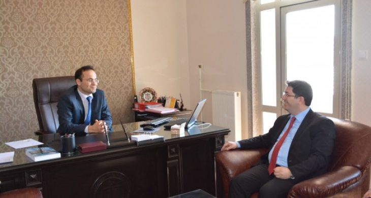 Başkan Yazgı İdare Mahkemesi Başkanı Erkan’ı Ziyaret etti