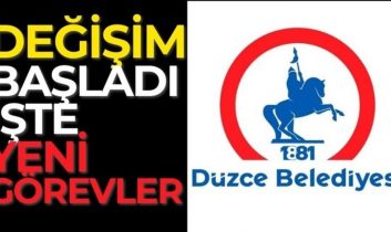 Düzce Belediyesi’nde “2025’in son atamaları” yapıldı