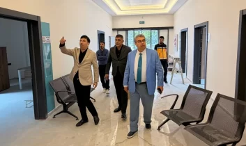 Belen’de sağlık yatırımları incelendi
