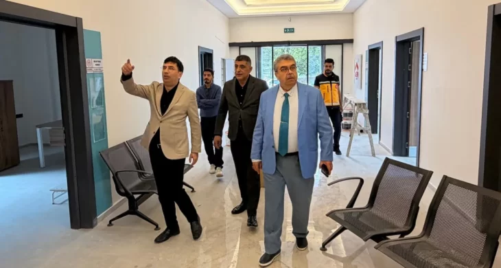 Belen’de sağlık yatırımları incelendi