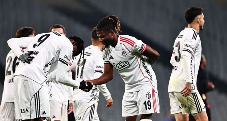 Beşiktaş, Fatih Karagümrük deplasmanından 3 puanı iki golle aldı