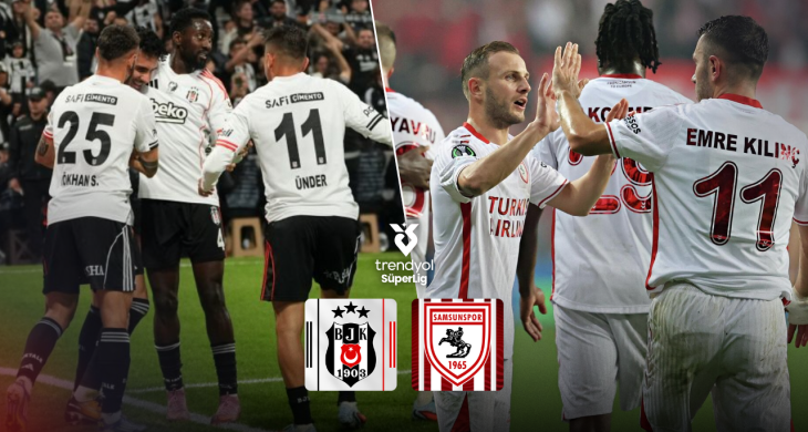 Beşiktaş Tüpraş Stadyumu’nda Samsunspor’u ağırlıyor