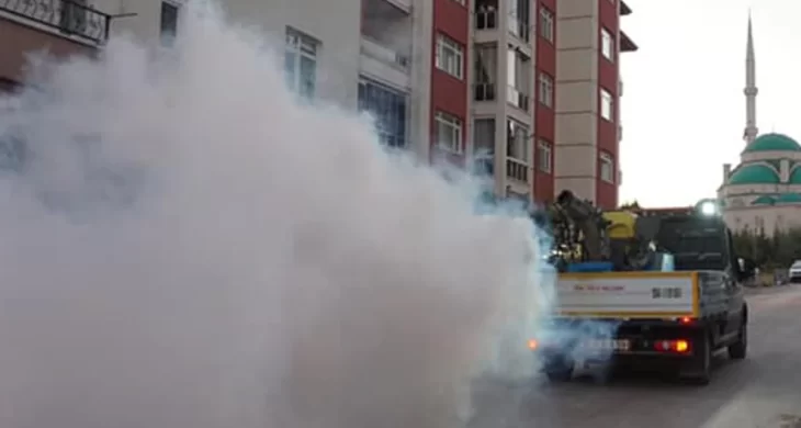 Beypazarı Belediyesi, Larva ilaçlama çalışmaları başladı