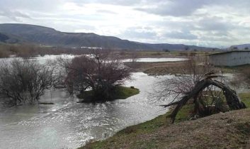 Beypazarı’nda sağanak yağmur sonrası ekili araziler sular altında kaldı