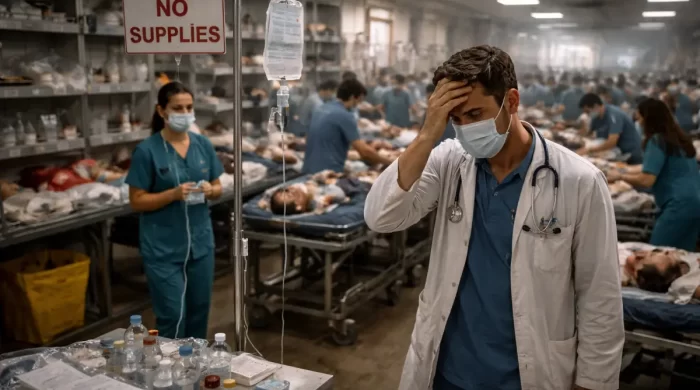 Beyrut’ta hastaneler alarm veriyor