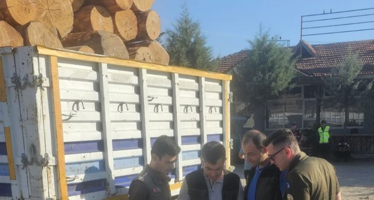 Beypazarı Orman İşletme Müdürlüğü’nden tomruk taşımacılığına mobil denetim