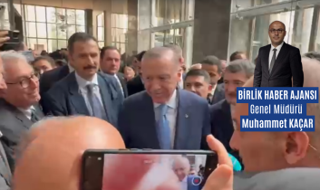 Cumhurbaşkanı Erdoğan grup toplantısı sonrası gazetecilerle sohbet etti