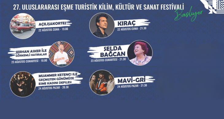 Uluslararası Eşme Kilim Festivali Kapılarını Açıyor