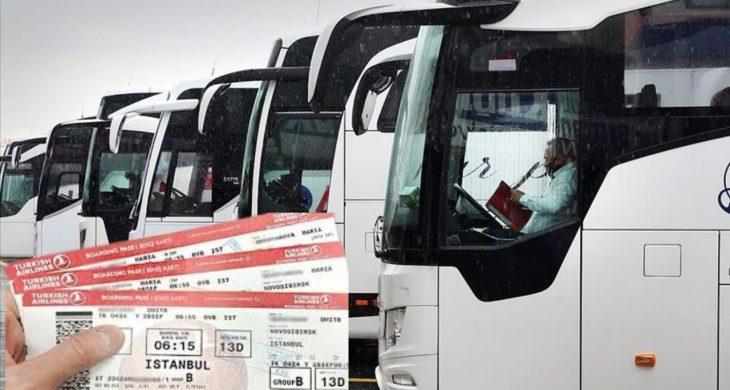 Otobüs biletleri uçak fiyatlarını geçti