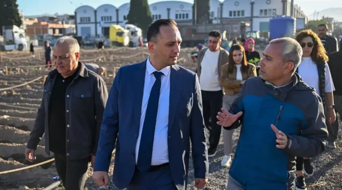 Bornova’da yağmur suyuyla tarımsal üretim başladı