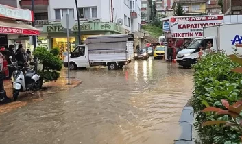 Giresun’un Bulancak ilçesinde aşırı yağış hayatı olumsuz etkiledi