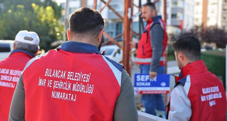Bulancak’ta cadde sokak numaraları güncelleniyor