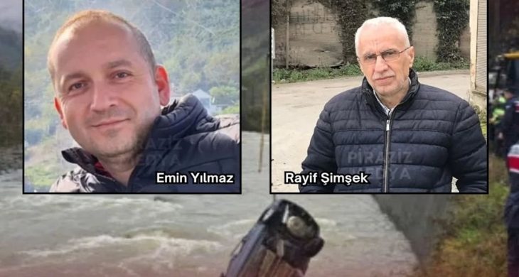Giresun’da dereye uçan araçta iki kişi hayatını kaybetti