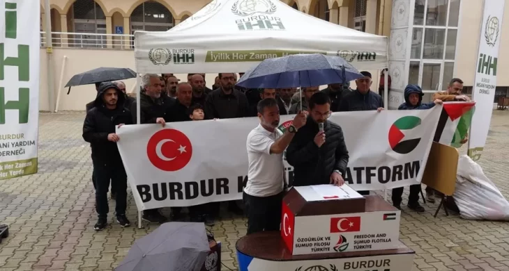 Burdur’da İsrail protestosu: “Bu Saldırı İnsanlığa Yapıldı”
