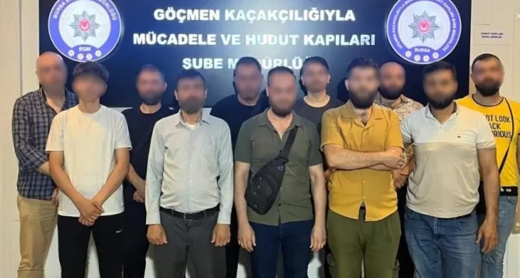 Bursa’da düzensiz göç operasyonu: 29 kişi hakkında işlem yapıldı