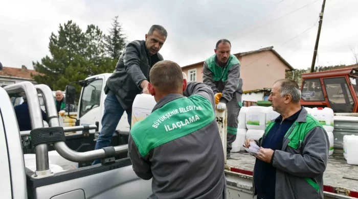 Büyükşehir’den yüzde 50 hibeli sıvı gübre desteği
