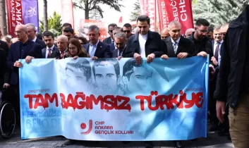 Çankaya Belediye Başkanı Hüseyin Can Güner ”Üç Fidan”ı andı