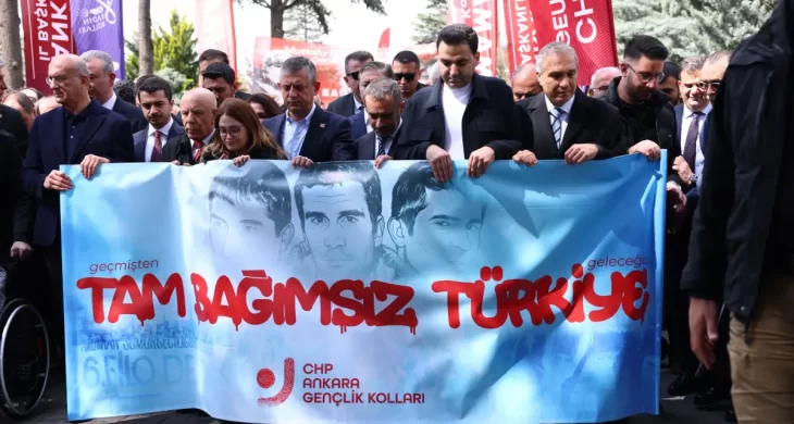 Çankaya Belediye Başkanı Hüseyin Can Güner ”Üç Fidan”ı andı
