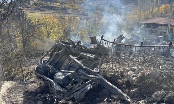 Çankırı’da köy yangını: 6 ev ve 1 ahır küle döndü