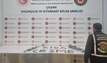 Çeşme Limanı’nda eser operasyonu: 7 bin 550 parça ele geçirildi