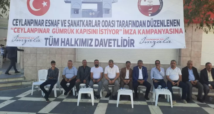 Ceylanpınar’da “Gümrük Kapısını İstiyoruz” kampanyası