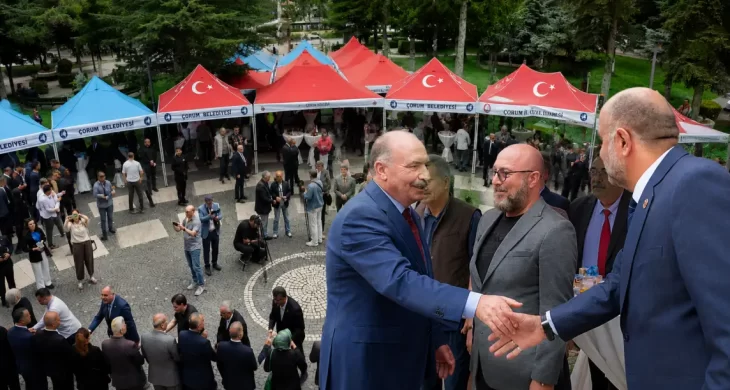 Çorum’da bayramlaşma programı düzenlendi