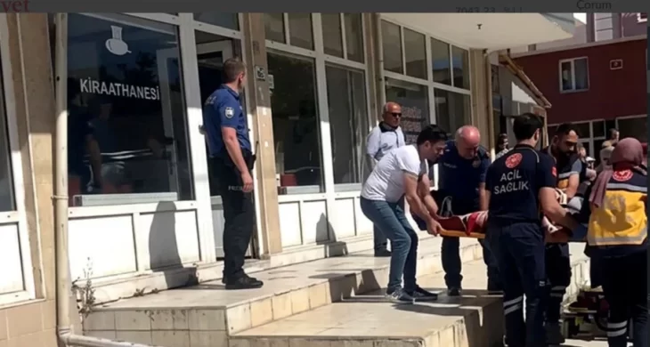 Çorum’da kıraathanede bıçaklı kavga!