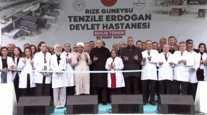 Cumhurbaşkanı Erdoğan’dan Güneysu’da hastane açılışı