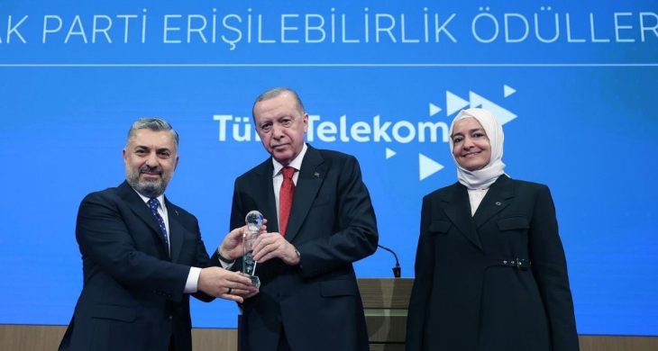 Cumhurbaşkanı Erdoğan’dan Türk Telekom’a erişilebilirlik ödülü