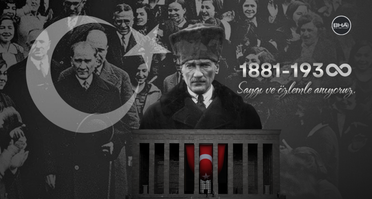 Cumhuriyetimizin Kurucusu Atatürk, aramızdan ayrılışının 87. yılında minnetle anılıyor