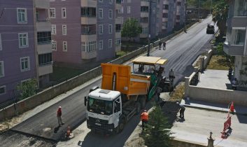 Fatsa’da Kutlukent Caddesi asfaltlandı