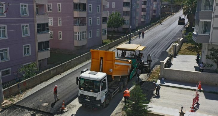 Fatsa’da Kutlukent Caddesi asfaltlandı