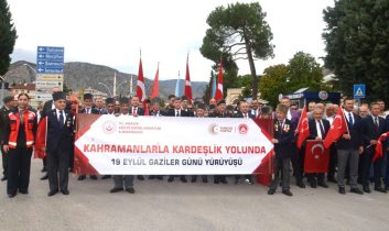 19 Eylül Gaziler Günü Amasya’da törenle kutlandı
