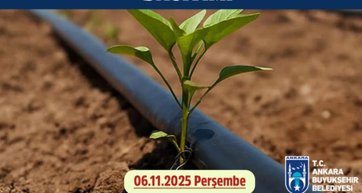 Çiftçilere Damla sulama borusu dağıtımı yapılacak